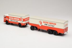 Bussing LU 11/16 Kofferanhänger Dextro Energen Minichamps 1:43 499073940 Metall — Bild 5 von 6