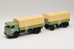 Bussing LU 11/16 Pritschenanhänger Schenker Minichamps 1:43 499073924 Metall