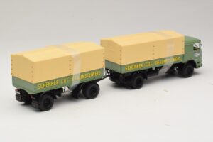 Bussing LU 11/16 Pritschenanhänger Schenker Minichamps 1:43 499073924 Metall — Bild 2 von 6