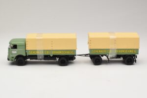 Bussing LU 11/16 Pritschenanhänger Schenker Minichamps 1:43 499073924 Metall — Bild 3 von 6