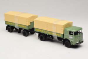 Bussing LU 11/16 Pritschenanhänger Schenker Minichamps 1:43 499073924 Metall — Bild 4 von 6