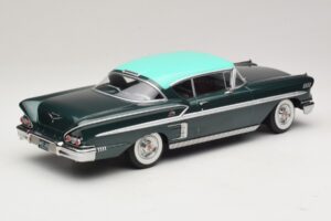 Chevrolet Bel Air Impala Coupe Dunkelgrün Metallic & Grün KK-Scale 1:18 KKDC181594 Metall — Bild 2 von 6
