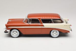 Chevrolet Bel Air Nomad Braun Metallic & Creme KK-Scale 1:18 KKDC181294 Metall — Bild 3 von 6