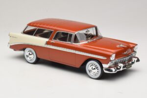 Chevrolet Bel Air Nomad Braun Metallic & Creme KK-Scale 1:18 KKDC181294 Metall — Bild 4 von 6