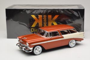 Chevrolet Bel Air Nomad Braun Metallic & Creme KK-Scale 1:18 KKDC181294 Metall — Bild 6 von 6