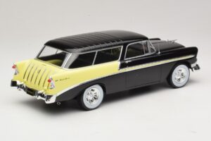 Chevrolet Bel Air Nomad Custom Schwarz & Hellgelb KK-Scale 1:18 KKDC181293 Metall — Bild 2 von 6