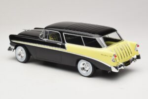 Chevrolet Bel Air Nomad Custom Schwarz & Hellgelb KK-Scale 1:18 KKDC181293 Metall — Bild 5 von 6