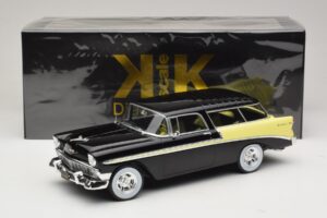 Chevrolet Bel Air Nomad Custom Schwarz & Hellgelb KK-Scale 1:18 KKDC181293 Metall — Bild 6 von 6