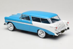 Chevrolet Bel Air Nomad Türkis & Weiß KK-Scale 1:18 KKDC181292 Metall — Bild 5 von 6