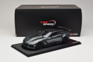 Chevrolet Corvette C7 ZR-1 Shadow Grey Metallic TopSpeed 1:18 TS0148 Resin — Bild 6 von 6