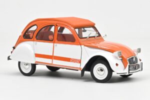 Citroen 2CV Spot Orange & Weiß Norev 1:18 181473 Metall — Bild 2 von 3