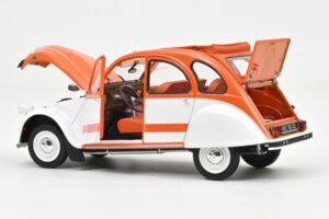 Citroen 2CV Spot Orange & Weiß Norev 1:18 181473 Metall — Bild 3 von 3