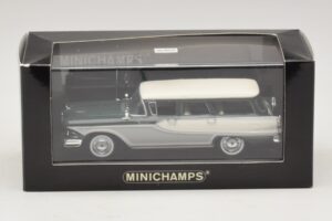 Edsel Bermuda Kombi Dunkelgrün Weiß Minichamps 1:43 400082013 Metall — Bild 5 von 5