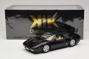 Ferrari 328 GTS US Version Schwarz Miami Vice Sonny KK-Scale 1:18 KKDC181702 Metall — Bild 7 von 7