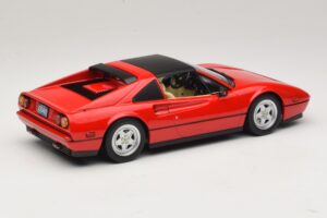 Ferrari 328 GTS US-Version Rot Beverly Hills Cop II Mit Beigem Innenraum KK-Scale 1:18 KKDC181701 Metall — Bild 3 von 7