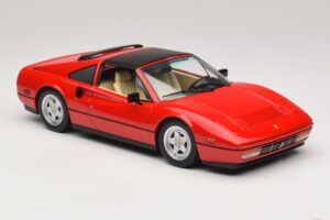 Ferrari 328 GTS US-Version Rot Beverly Hills Cop II Mit Beigem Innenraum KK-Scale 1:18 KKDC181701 Metall — Bild 5 von 7