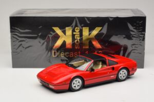 Ferrari 328 GTS US-Version Rot Beverly Hills Cop II Mit Beigem Innenraum KK-Scale 1:18 KKDC181701 Metall — Bild 7 von 7