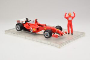 Ferrari F2004 #1 M. Schumacher F1 World Champion 2004 Mit Rennanzug Hot Wheels 1:18 B66221 Metall — Bild 4 von 6