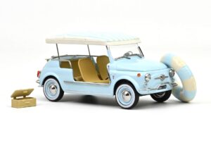 Fiat 500 Jolly Blau Norev 1:18 187793 Metall — Bild 4 von 5
