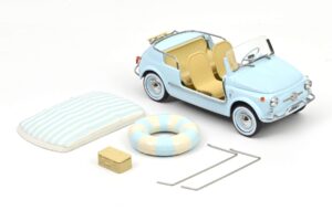 Fiat 500 Jolly Blau Norev 1:18 187793 Metall — Bild 5 von 5