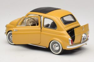 Fiat 500 Gelb Solido 1:18 8042 Metall — Bild 5 von 8