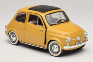 Fiat 500 Gelb Solido 1:18 8042 Metall — Bild 6 von 8