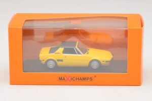 Fiat X1/9 Gelb Maxichamps 1:43 940121660 Metall — Bild 5 von 5