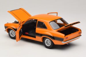 Ford Escort Mk1 RS1600 AVO Orange Mit Schwarzen Streifen Minichamps 1:18 100688104 Metall — Bild 5 von 8