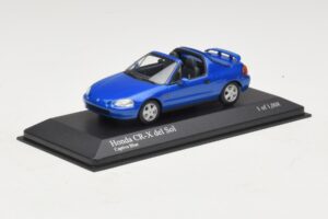 Honda CR-X del Sol EG2 Blau Metallic Minichamps 1:43 400161931 Metall — Bild 2 von 5