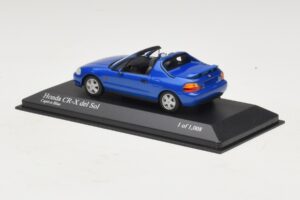 Honda CR-X del Sol EG2 Blau Metallic Minichamps 1:43 400161931 Metall — Bild 3 von 5