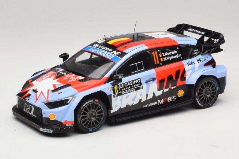 Hyundai i20 N Rally1 #11 T. Neuville / M. Wydaeghe Rally Monte Carlo 2026 IXO 1:18 18RMC270B Metall