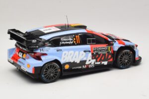 Hyundai i20 N Rally1 #11 T. Neuville / M. Wydaeghe Rally Monte Carlo 2026 IXO 1:18 18RMC270B Metall — Bild 2 von 6