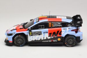 Hyundai i20 N Rally1 #11 T. Neuville / M. Wydaeghe Rally Monte Carlo 2026 IXO 1:18 18RMC270B Metall — Bild 3 von 6