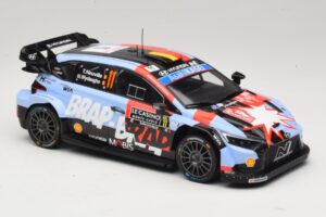 Hyundai i20 N Rally1 #11 T. Neuville / M. Wydaeghe Rally Monte Carlo 2026 IXO 1:18 18RMC270B Metall — Bild 4 von 6