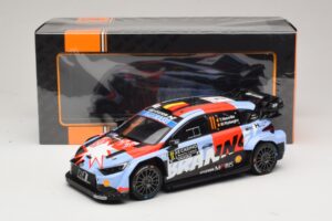 Hyundai i20 N Rally1 #11 T. Neuville / M. Wydaeghe Rally Monte Carlo 2026 IXO 1:18 18RMC270B Metall — Bild 6 von 6