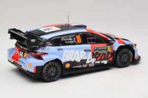 Hyundai i20 N Rally1 #16 A. Fourmaux / A. Coria Rally Monte Carlo 2026 IXO 1:18 18RMC270A Metall — Bild 2 von 6