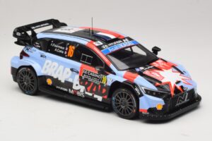 Hyundai i20 N Rally1 #16 A. Fourmaux / A. Coria Rally Monte Carlo 2026 IXO 1:18 18RMC270A Metall — Bild 4 von 6