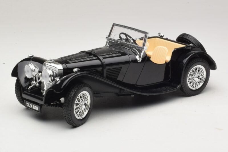 Jaguar SS100 Roadster Schwarz Bburago 1:18 3006-M3 Metall