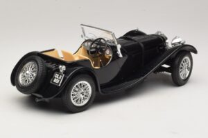 Jaguar SS100 Roadster Schwarz Bburago 1:18 3006-M3 Metall — Bild 2 von 6