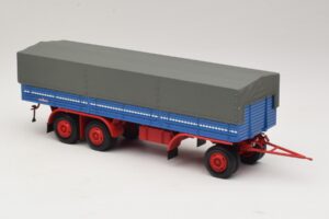 Kassbohrer 3-Achs Blau Schwarz Minichamps 1:43 439161090 Metall — Bild 4 von 6