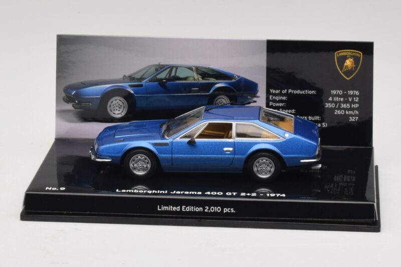Lamborghini Jarama 400 GTS Blau Minichamps 1:43 436103400 Metall