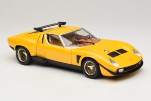 Lamborghini Miura SVR Gelb & Schwarz Kyosho 1:18 08319GY Metall — Bild 6 von 8