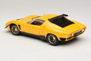 Lamborghini Miura SVR Gelb & Schwarz Kyosho 1:18 08319GY Metall — Bild 7 von 8