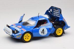 Lancia Stratos HF #4 B. Darniche / A. Mahe Rally Monte Carlo 1979 Solido 1:18 9019 Metall — Bild 2 von 8