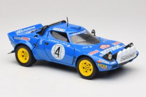 Lancia Stratos HF #4 B. Darniche / A. Mahe Rally Monte Carlo 1979 Solido 1:18 9019 Metall — Bild 6 von 8