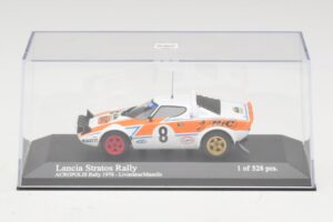 Lancia Stratos Rally #8 Livieratos / Manolis Acropolis Rally 1978 Minichamps 1:43 430781208 Metall — Bild 4 von 5