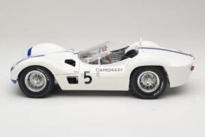 Maserati Tipo 61 #5 Camoradi S. Moss / D. Gurney 1000km Nurburgring Winner 1960 Minichamps 1:12 120601205 Metall — Bild 4 von 8