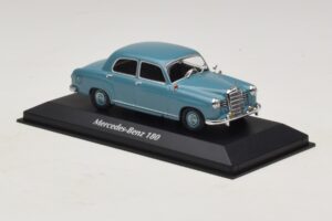 Mercedes 180 W120 Blau Maxichamps 1:43 940033102 Metall — Bild 3 von 5