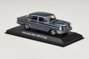 Mercedes 300 SE W112 Lang Blau Metallic Maxichamps 1:43 940035200 Metall — Bild 3 von 5