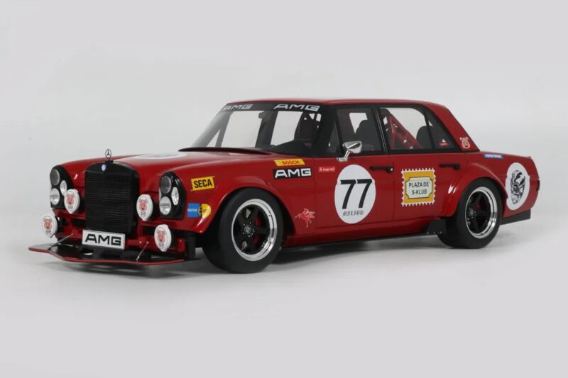 Mercedes 300 SEL W109 Red Pig S-Klub C63 S Mars Red GT Spirit 1:18 Mercedes 300 SEL W109 Red Pig S-Klub C63 S Mars Red GT Spirit 1:18 GT584 Resin